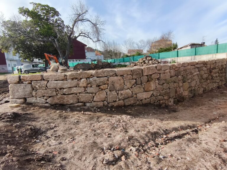 Muros de contención en Pontevedra